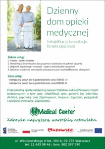 Read more about the article Zapisy do Dziennego Domu Opieki Medycznej (rehabilitacja dzienna)
